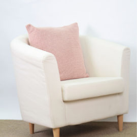 Pink cushion cover