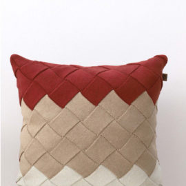 Three colours cushion cover