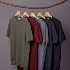 Knitted short sleeved sweater