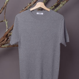 Camisola malha canelada